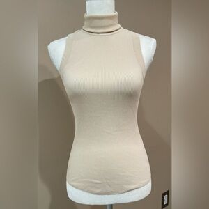 🎃ZARA Women’s 80% Viscosa/20%Nylon Thinly Ribbed Knit Turtleneck, M